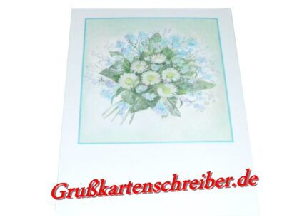 Blumenstraußkarte Handgeschrieben GK0023 GK 0023 (3)