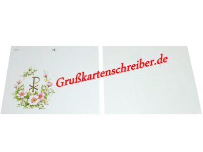 Christusmonogramm Tischkarte Handgeschrieben GK0004 GK 0004 (4)