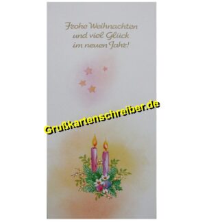 Besinnliche Weihnachtskarte, Handschriftliche Post GK0079 GK 0079 (1)