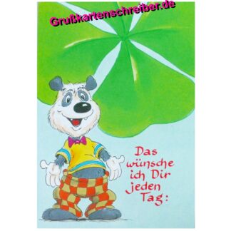 Das wünsche ich Dir jeden Tag Grußkarte Handgeschrieben GK0049 GK 0049 (5)