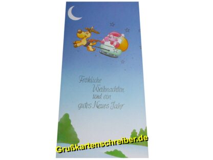 Fröhliche Weihnachten und... Handgeschriebene Post GK0082 GK 0082 (1)