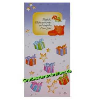 Herzliche Weihnachtsgrüße, Handschriftliche Weihnachtskarte GK0086 GK 0086 (5)