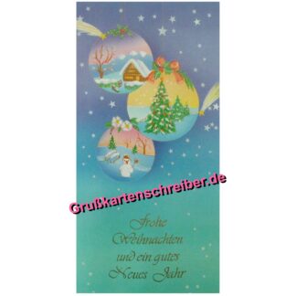 Schöne Weihnachtskarte, Handgeschriebene Post GK0069 GK 0069 (2)