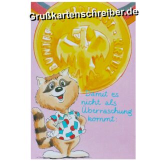 Überraschung kommt Grußkarte Handgeschrieben GK0042 GK 0042 (5)