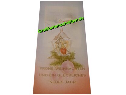 Zauberhafte Weihnachtskarte, Handgeschriebene Post GK0081 GK 0081 (1)