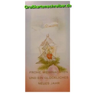 Zauberhafte Weihnachtskarte, Handgeschriebene Post GK0081 GK 0081 (5)