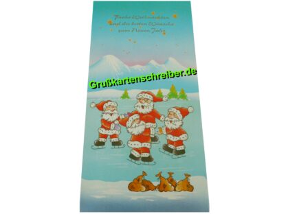 die besten Wünsche, Weihnachtskarte Handgeschrieben GK0066 GK 0066 (1)