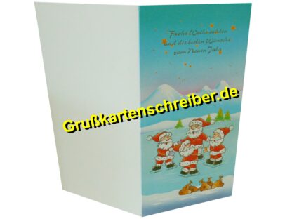 die besten Wünsche, Weihnachtskarte Handgeschrieben GK0066 GK 0066 (2)