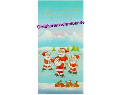 die besten Wünsche, Weihnachtskarte Handgeschrieben GK0066 GK 0066 (5)