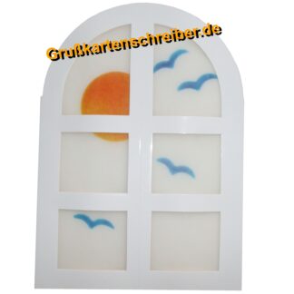 Grußkarte Fenstermotiv - Handgeschriebene Post GK0096 GK 0096 (1)