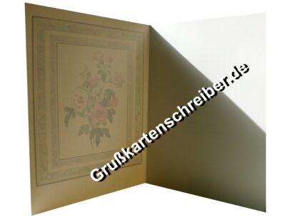 Grußkarte handgeschrieben mit Blumenmotiv GK0123 GK 0123 (6)