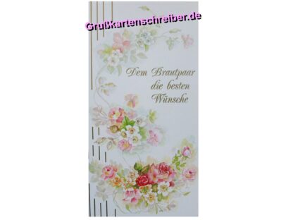 Handgeschriebene Hochzeitskarte Dem Brautpaar die... GK0133 GK 0133 (2)