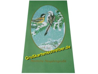 Herzliche Neujahrsgrüße Handgeschriebene Post GK0127 GK 0127 (3)