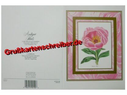 Wunderschöne von Hand geschriebene Grußkarte GK0120 GK 0120 (4)