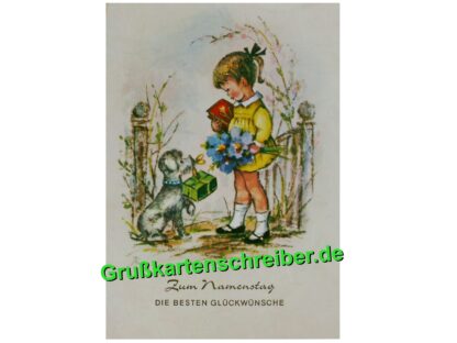 ...DIE BESTEN WÜNSCHE Handgeschriebene Postkarte Grußkartenschreiber.de GK0158 GK 0158 (2)