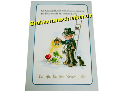 Ein Glückspilz, wer.. von Hand geschriebene Postkarte Grußkartenschreiber.de GK0170 GK 0170 (1)