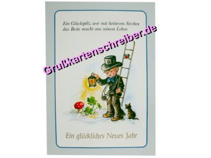 Ein Glückspilz, wer.. von Hand geschriebene Postkarte Grußkartenschreiber.de GK0170 GK 0170 (3)